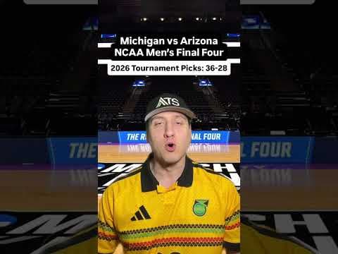 Video: Michigan vs Arizona Prediction, Odds, & ATS Picks (April 4)