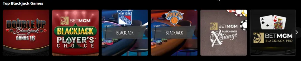 BetMGM Blackjack