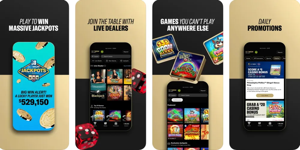 BetMGM Casino WV mobile app preview in the iOS App Store