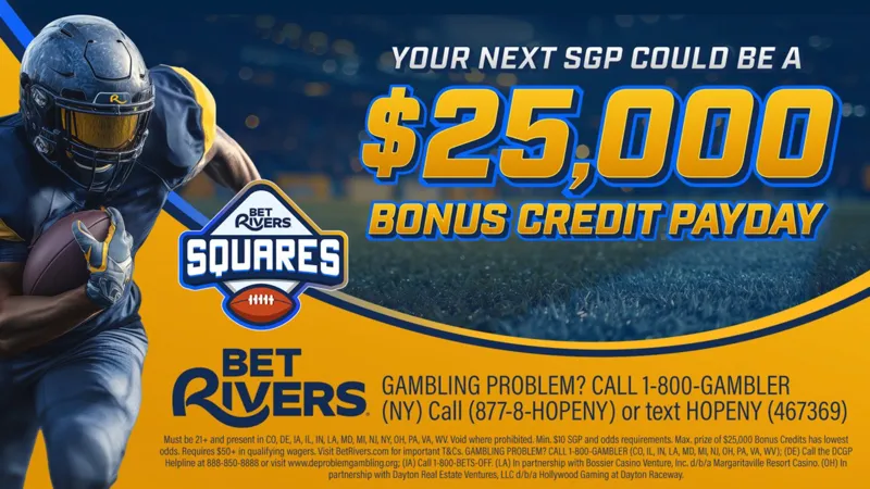 BetRivers Squares promotion for NFL and college football games