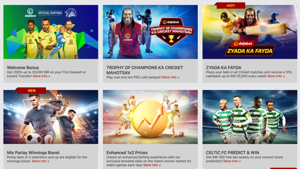 Dafabet Sports Promotions