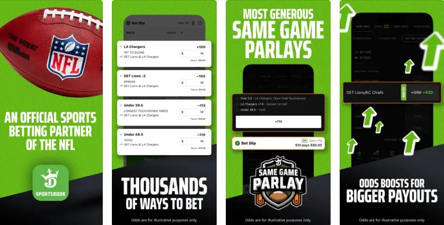 DraftKings Sportsbook Mobile App