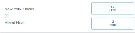 Points Spread At FanDuel Sportsbook