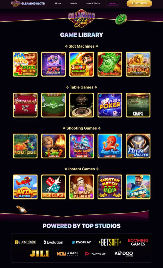 Gleaming Slots Casino Review (2026): Bonuses, Payouts, & Is It Legit?