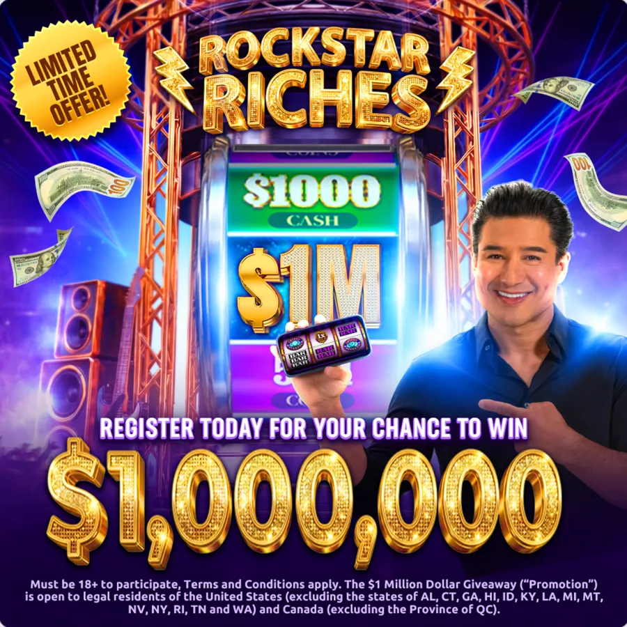 Hard Rock Jackpot Planet $1 Million Giveaway promotional banner