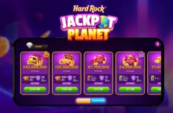 Hard Rock Jackpot Planet Coin package purchase options
