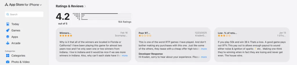 Hard Rock Jackpot Planet iPhone app reviews and ratings
