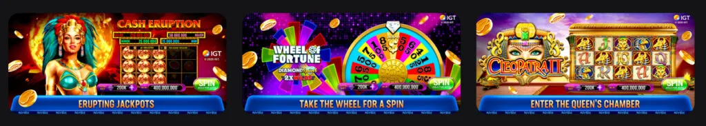 Popular slot games available on Hard Rock Jackpot Planet