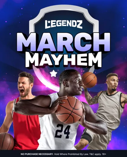 March Mayhem promotion for Legendz Casino & Sportsbook