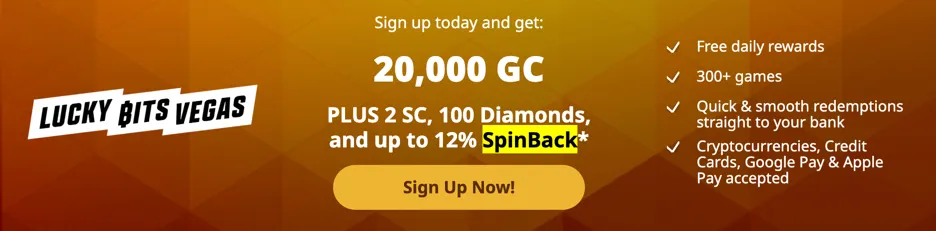 Lucky Bits Vegas no-deposit bonus for new players