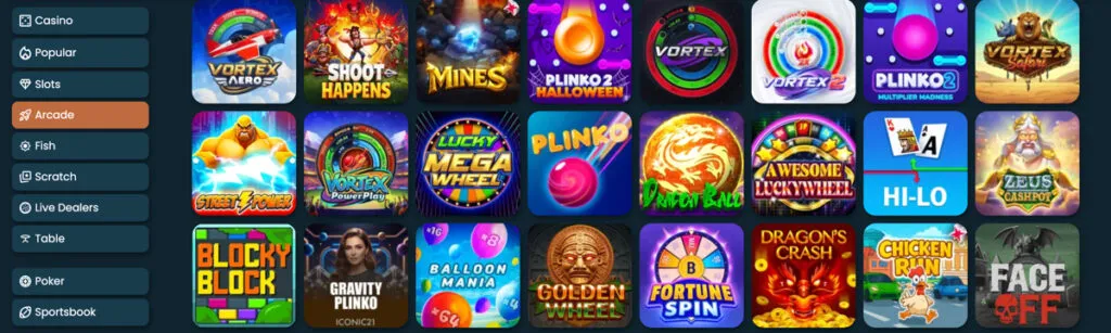 Lucky Canoe arcade games
