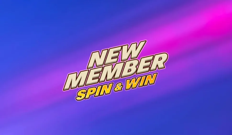 MGM Rewards “New Member Spin & Win” promotion offering a chance to win up to $100 in free play