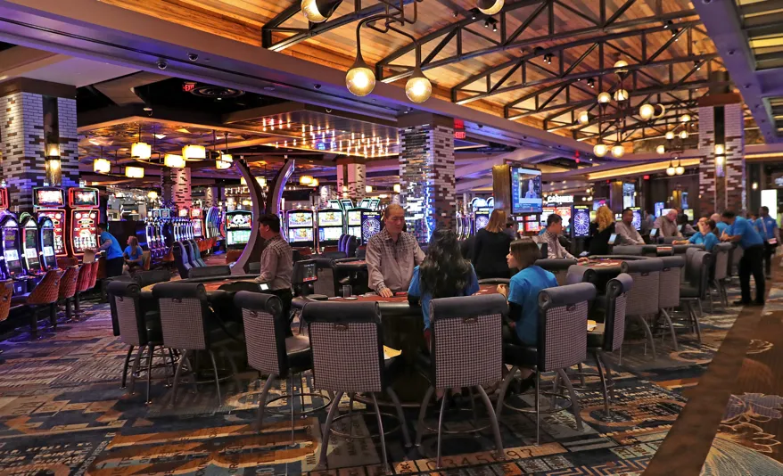 MGM Springfield casino floor, a popular nearby destination for Vermont players seeking in-person gaming and entertainment