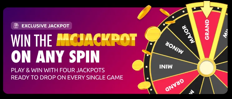 Details explaining the jackpot system on McLuck social casino