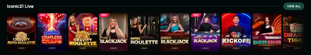 Playtana live casino games