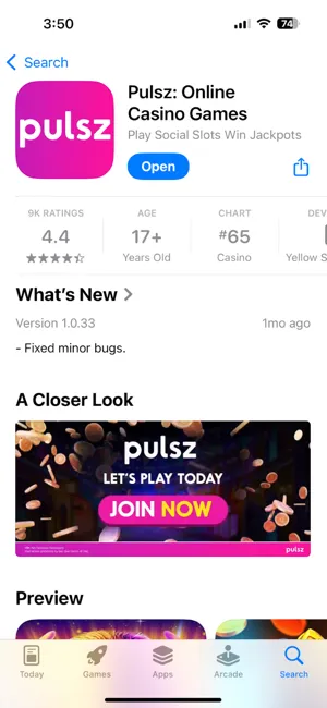 Pulsz iOS App Download