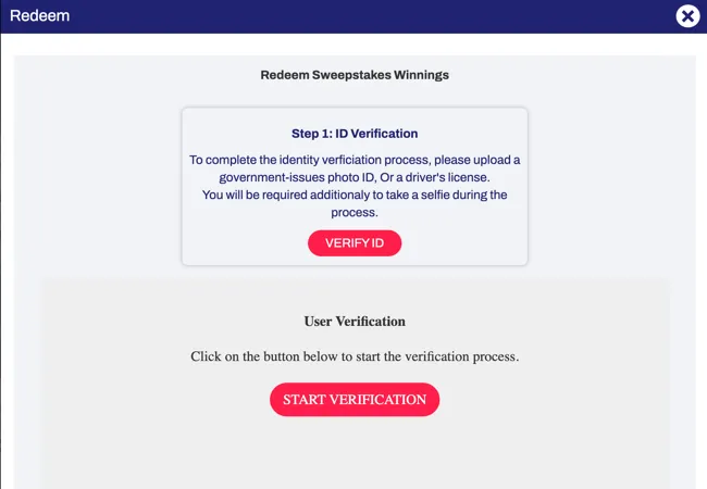 RealPrize Casino Account Verification