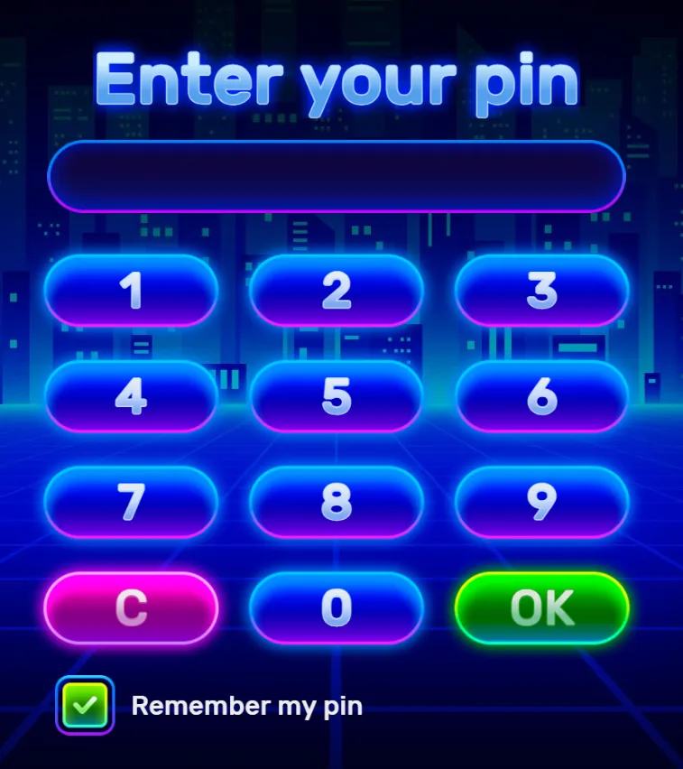 RiverSweeps Login Pin