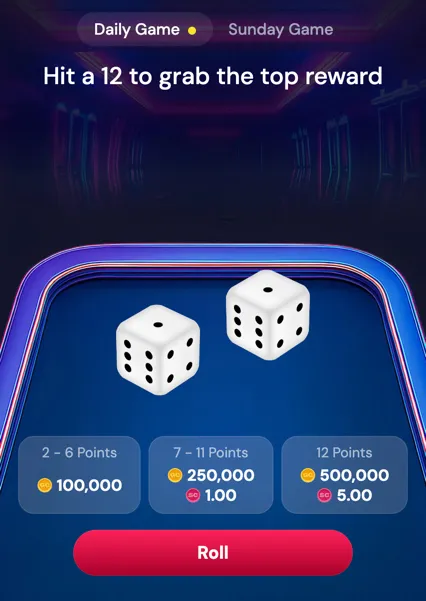 Scarlet Sands Desert Dice promotion offering free Gold Coin and Sweeps Coin prizes