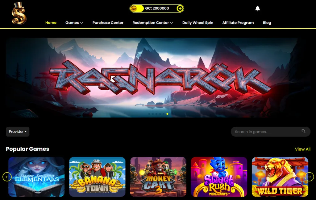 Scrooge Casino Mobile App