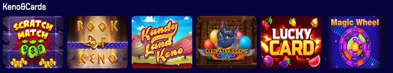 Sportzino Keno &amp; Scratch Cards