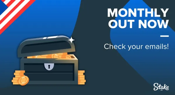 Stake.us monthly bonus