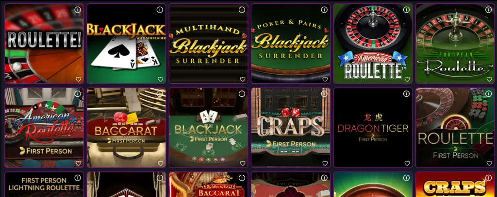 Stardust Table Games