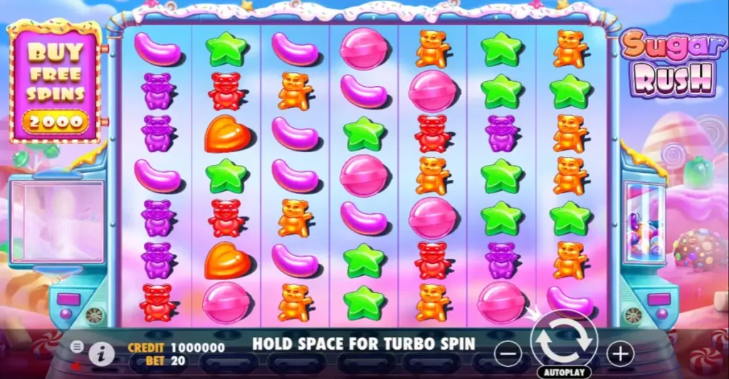 Stake.us Sugar Rush Slot Game