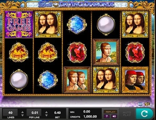Triple Double DaVinci Diamonds slot