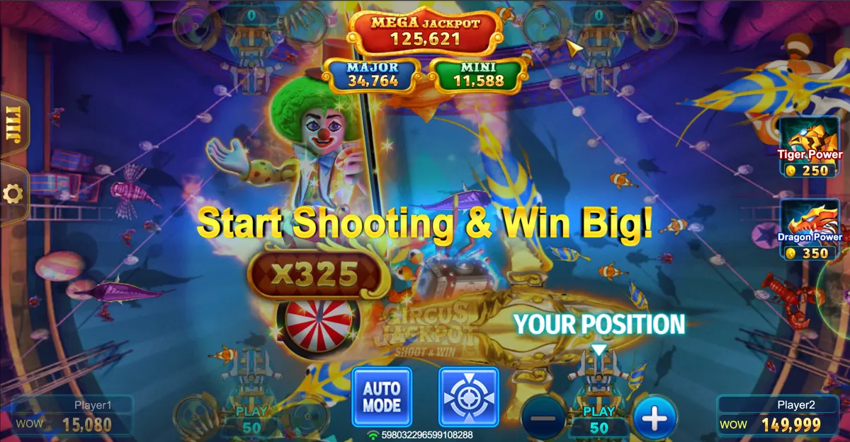 WOW Vegas shooting games
