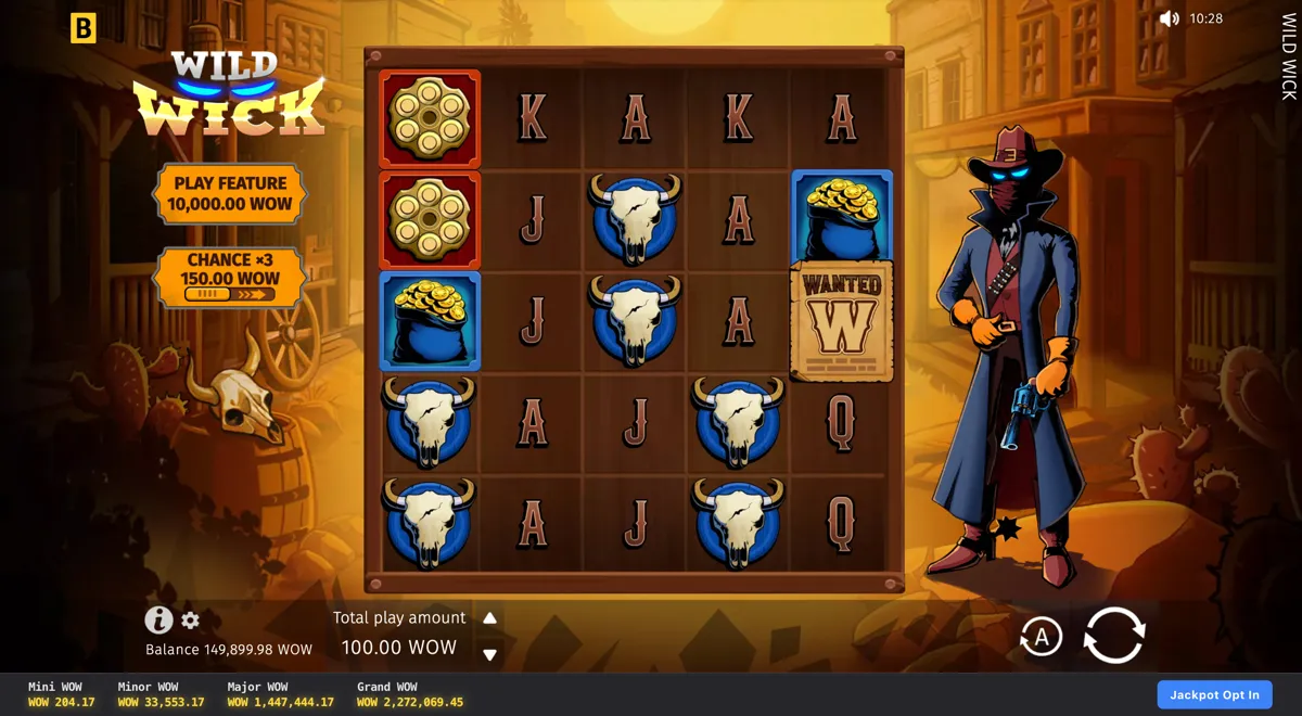 WOW Vegas slot game