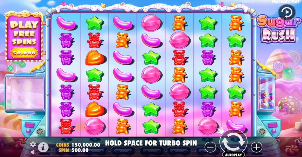 WOW Vegas Sugar Rush Slot Game