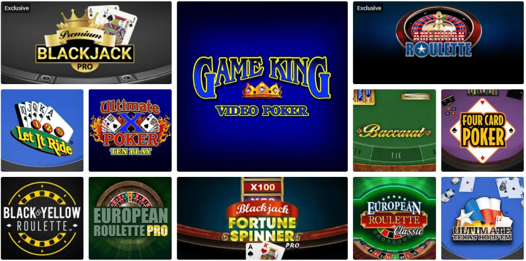Table Games At Wheel Of Fortune