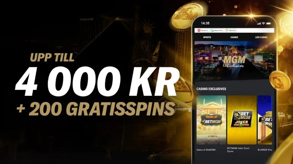 BetMGM Sverige Casino Bonus